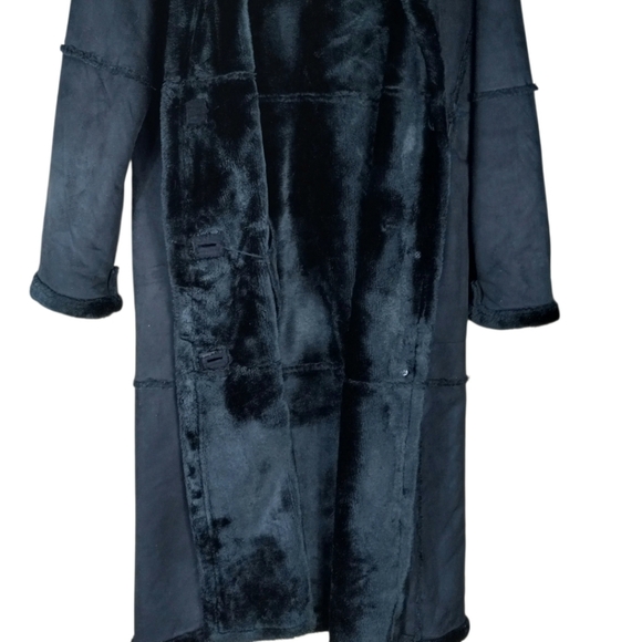 Centigrade Outerwear  Oversize Faux Suede Coat Size Small - Picture 4 of 11